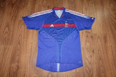 France 2004-2006 Home #12  Thierry Henry Original  Adidas Football Shirt - L • £83.99