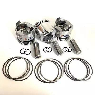 L3E Engine Piston Kit With Ring Set For Mitsubishi Diesel Engine Parts • $284.05