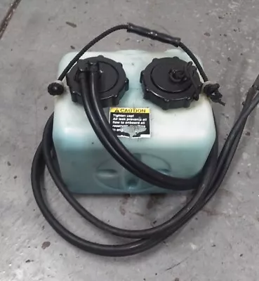 Mercury Outboard Remote Oil Tank 1.5 Gallon Optimax 2 Stroke With Hoses • $125