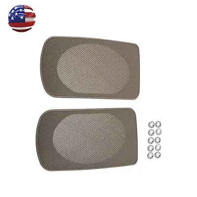 2x Plastic Tan Rear Speaker Grille Covers Fit For 2002-2006 Toyota Camry • $18.16