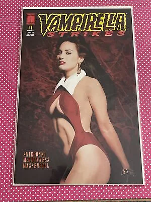 Vampirella Strikes #1 Photo Cosplay Cover Ed Mcguinness Harris Comics 1995 • $6.99