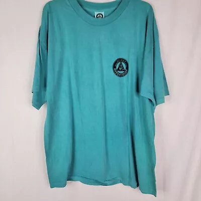 Nwt Deadstock Hypercolor Mens Large Oversized XL Teal Green Single Stitch Tshirt • $89.50