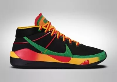 Nike KD 13 Rasta Mens DC0010 001 Basketball Sneaker US Size 4.5 Jamaica NEW • $119.98