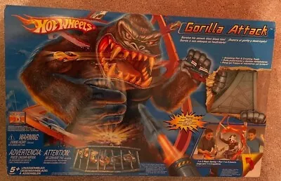 $150 • Buy Hot Wheels GORILLA ATTACK Playset 2005 - USED COMPLETE WITH BOX