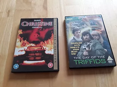 CHRISTINE Dvd And The Day Of The Triffid Dvd  Bundle • £12.99