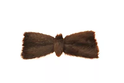 Vintage Brown Mink Bowtie 4  Inches Long..751 • $12