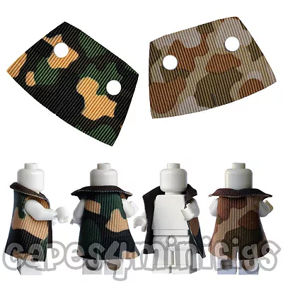 2 CUSTOM Camo / Camouflage Trench Coats For Lego Army Minifigure. NO MINIFIG • $4.77