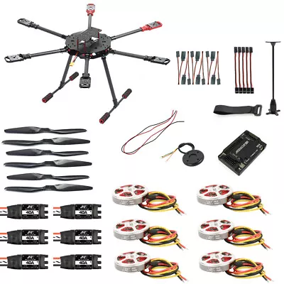 JMT Saker675 675mm Folding Hexacopter PNP BNF With APM2.8/PIX2.4.8 FC 1255 Props • $975.31