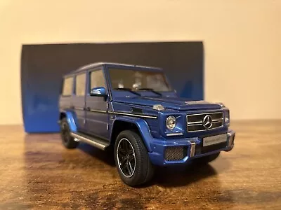 1/18 AUTOart Mercedes-Benz AMG G63 Diecast Model Car - Designo Mauritius Blue • $240