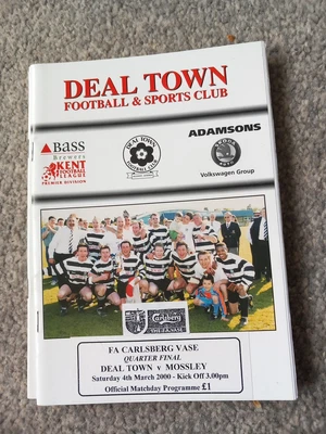 £1.75 • Buy Deal Town V Mossley Fa Vase Quarter Finals 99-00