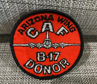 ARIZONA WING CAF B-17 DONOR Embroidered Patch NEW • $9.99