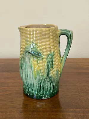 Antique Majolica 4” Corn Cream Pitcher  • $49.99