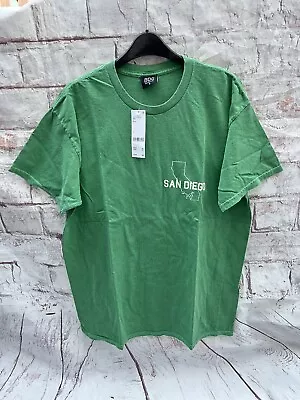 BDG Urban Outfitters California Map Tee Unisex Print  Green T-shirt Size: S £29 • £14
