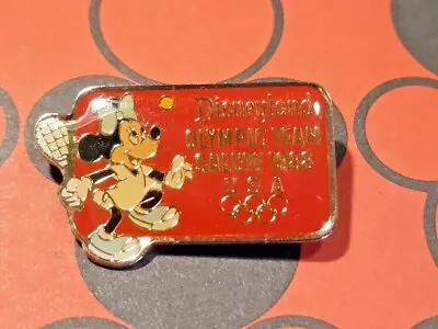 Vintage Disneyland Olympic Team Salute 1988 Tennis Minnie Mouse ~ Ships FREE • $9.99