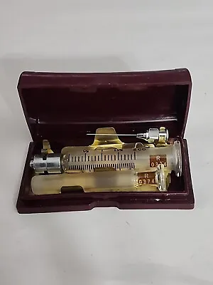 Vintage B-D Injection Kit Steritube Travel Case #72 Medical Glass Syringe • $74.99