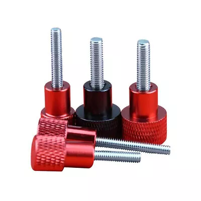 M3 M4 Aluminium+Stainless Knurled Thumb Screw Hand Grip Knob Bolt Head Ø12*H12mm • $2.69