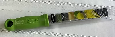 Microplane Original Sharper Cut Fine Zester Cheese Grater Tool Lime Green 11.5” • $11