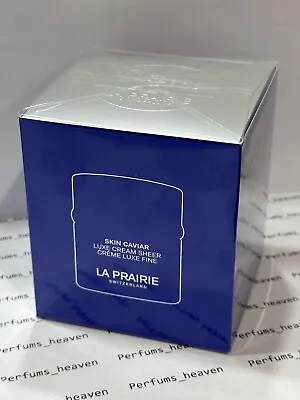 La Prairie Skin Caviar Luxe Cream Sheer - 1.7 Oz / 50 Ml  Sealed Box FRESH  2023 • $349.99