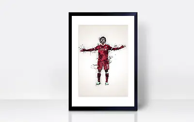 Mo Salah Wall Print | A4 | Wall Art | Gift | Home Decor | Liverpool FC Egypt • £3.99