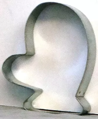 New HEAVY QUALITY Metal MITTEN GLOVE Cookie Cutter 3.5  X 2.75  X 7/8  • $2.99