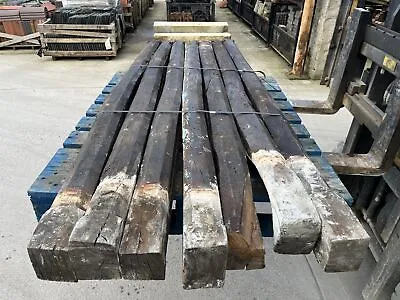 Batch Of 7 Reclaimed English Oak Joists Beams 6ft 3″ Long • £840