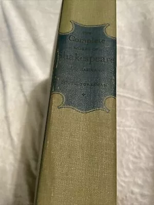 The Complete Works Of Shakespeare Vintage Book 1961 Scott Foresman  Hardback • $9.74