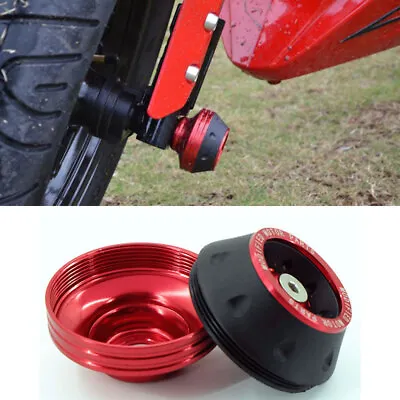 2PCS Motorcycle Crash Protector Wheel Protection Pads Colorful Tire Frame • $11.39