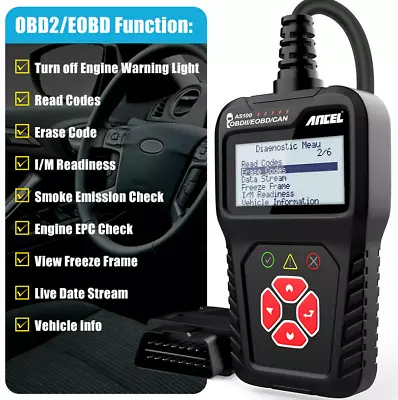 $19.99 • Buy AS100 OBD2 Scanner Code Reader Diagnostic Tool Engine Fault Check For Mercedes