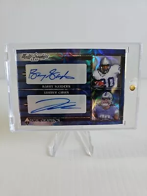 2023 Leaf MultiGraphics BARRY SANDERS / JAHMYR GIBBS - Dual Graphics Auto 3/4 • $175