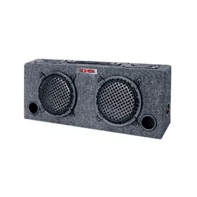Xxx Kic-80 Dual 8  8 Inch Car Audio Subwoofer Box Enclosure W/ 5  Tweeters • $56.74