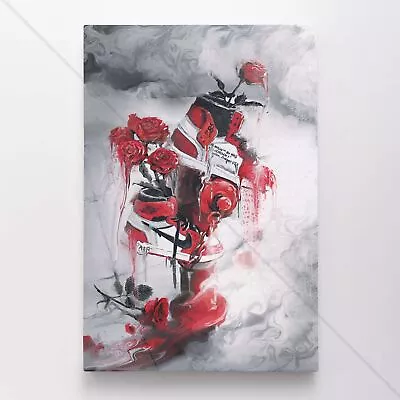 Air Jordan Poster Canvas Sneaker Shoe Sneakerhead Shoes Michael Wall Art Print 5 • $41.79