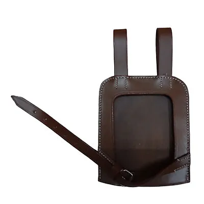 German WWII Entrenching Tool Shovel Leather Cover Mid Brown R976 • $38.03