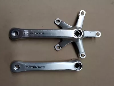 Shimano 600 Crankset Square Taper 165mm  • $80