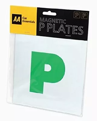 Aa P Plates Magnetic Fully Secure Green New Driver P Plates Just Passed Car • £2.50