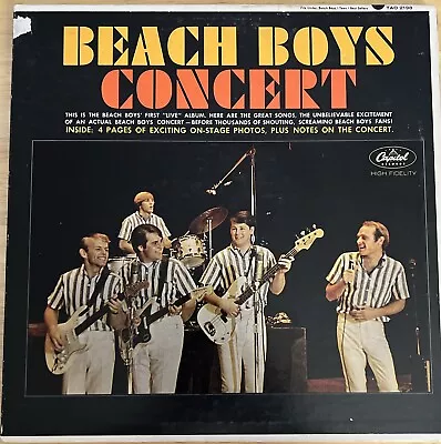 THE BEACH BOYS CONCERT Of 1964 CAPITOL RECORD TAO 2198 MONO Original And Vintage • $59.99