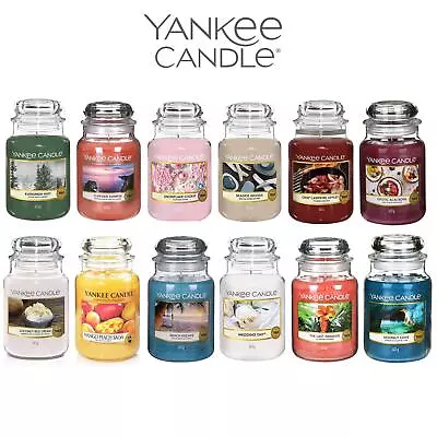 Large Scented Yankee Candle In Glass Jar 623g OR 3 X 140g Assorted Fragrances • £18.95