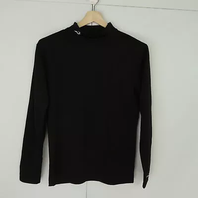 Woodworm Mens Cricket Shirt Size XL Black Thermal Long Sleeve • $13.98