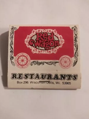 Vintage Matches From Red Wagon Restaurants Wisconsin Dells Wisconsin • $8.95