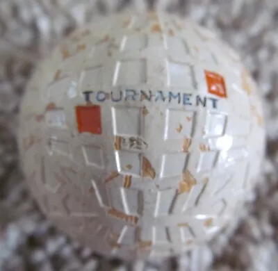 Vintage Mesh Tournament Golf Ball-very Strong Unique Pattern • $48