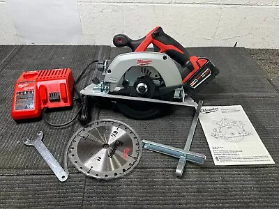 Milwaukee 2630-20 6 1/2  Cordless Circular Saw M18 18V W/ 3ah Battery + Charger • $119.99