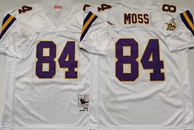 Vintage Randy Moss #84 Minnesota Vikings Throwback Stitched Jersey • $45