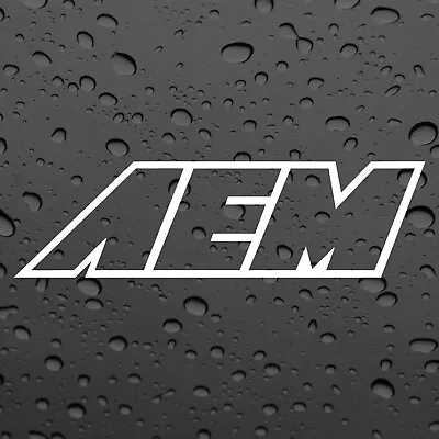 Aem X2 Pair Stickers White Graphics Decal Sticker Race Track Jdm Jap Car • $4.35