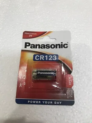 PANASONIC CR123A- Battery For Golf Rangefinders smoke Alarms cameras • £2.99