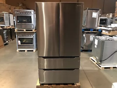 36 In. 4 Door French Door Refrigerator Stainless (OPEN BOX COSMETIC IMPECTIONS) • $850