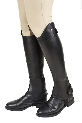 LETTIA ADULT LONDON LEATHER HALF CHAPS Large • $79.99