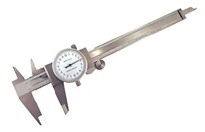 150 Mm Metric Dial Calipers Accurate To 0.02 Mm Per 150 Mm Hardened Stainless St • $42.61