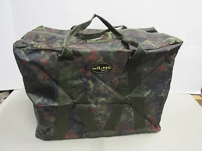 Flecktarn Camo Parachute Cargo Bag Combat Duffle MiL-TEC By Sturm New Old Stock • $39.95