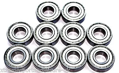 10 Pack 6000 Zz 10x26x8w Deep Groove HIGH PERFORMANCE BEARINGS • $40.02