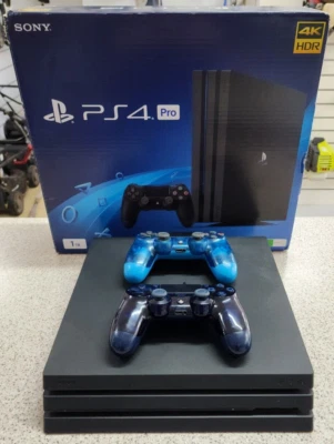 $295.50 • Buy Sony Playstation 4 Pro 1TB With 2 Controllers - CUH-7202B