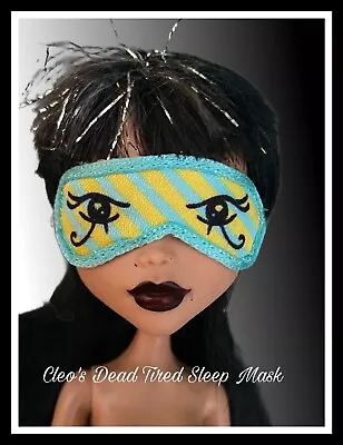 Monster High Cleo De Nile Dead Tired Sleep Mask • $14.96